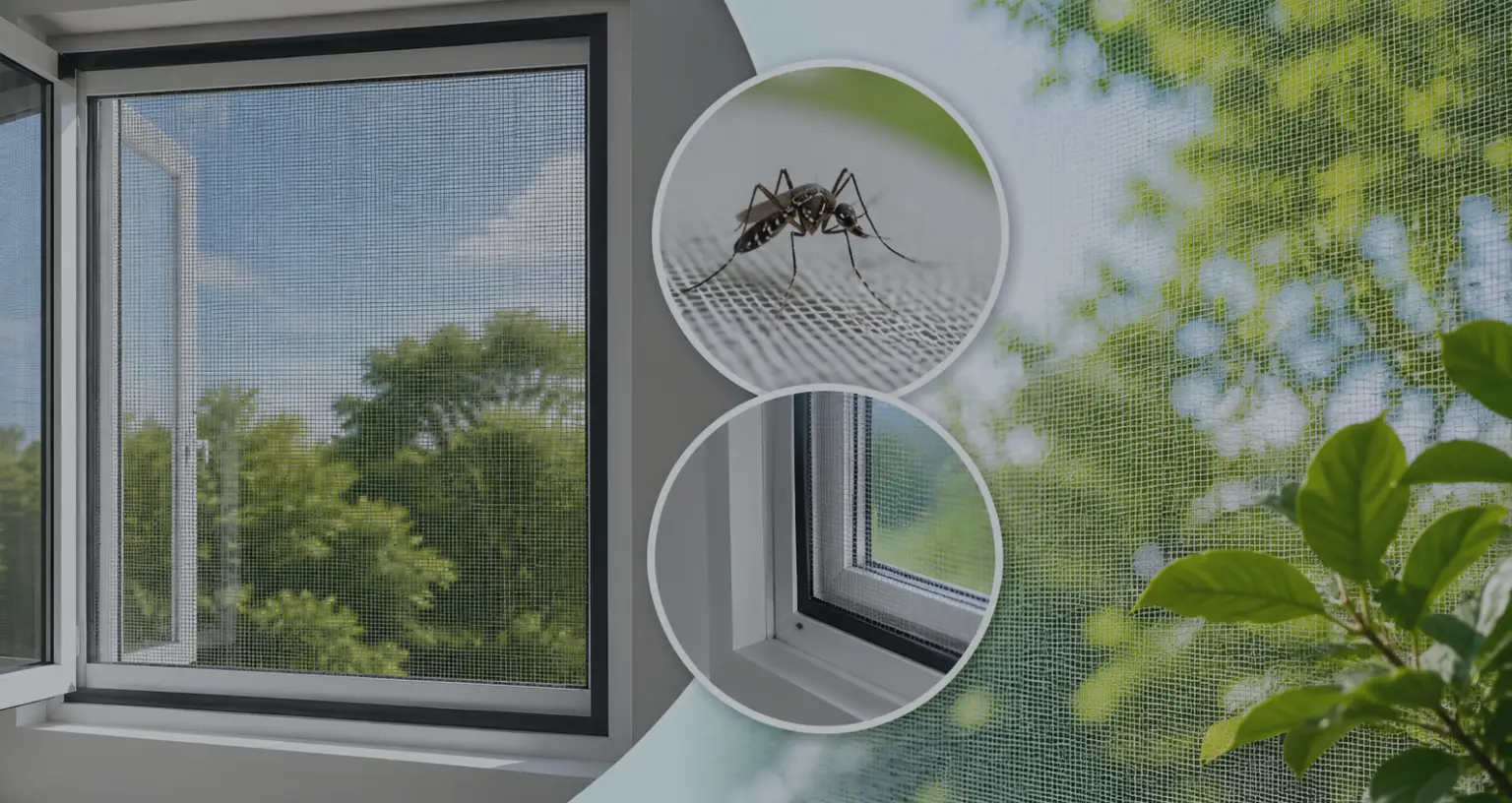 Mosquito net installation for home windows by Royal Netting Solution